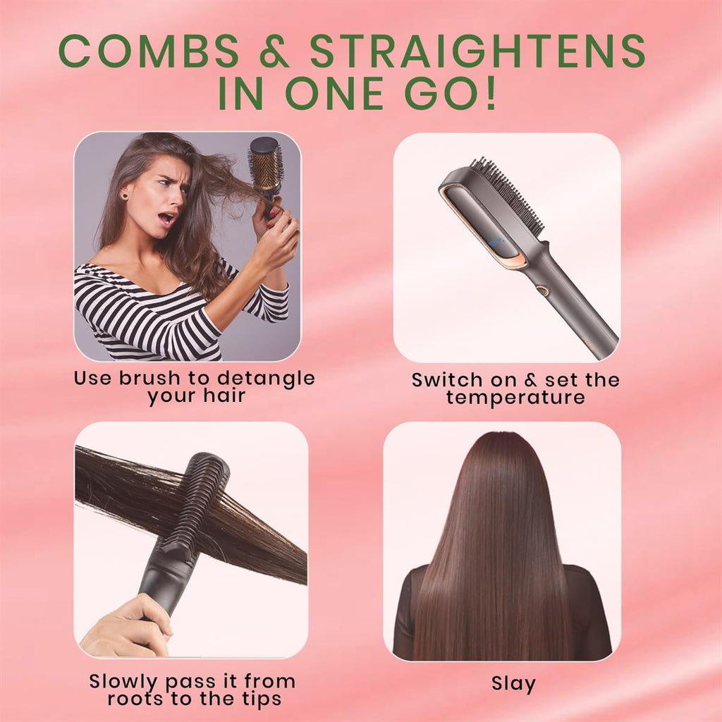 VGR V-560 Professional Hair Straightener Brush