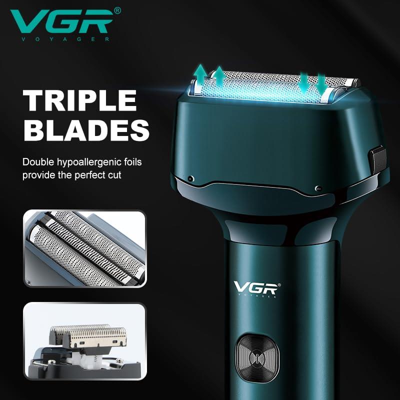 VGR V-370 Premium Electric Razor for Men