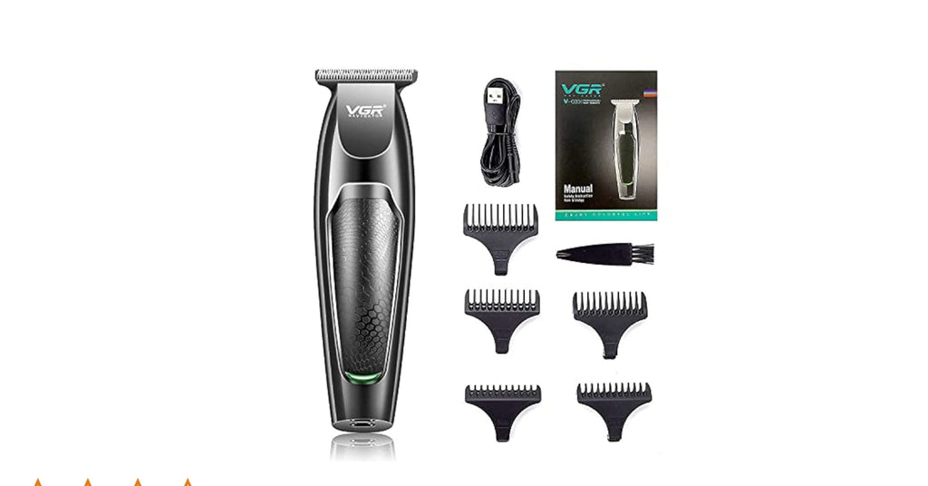V-030 Professional Fast Charging Hair Clipper Silver/Black