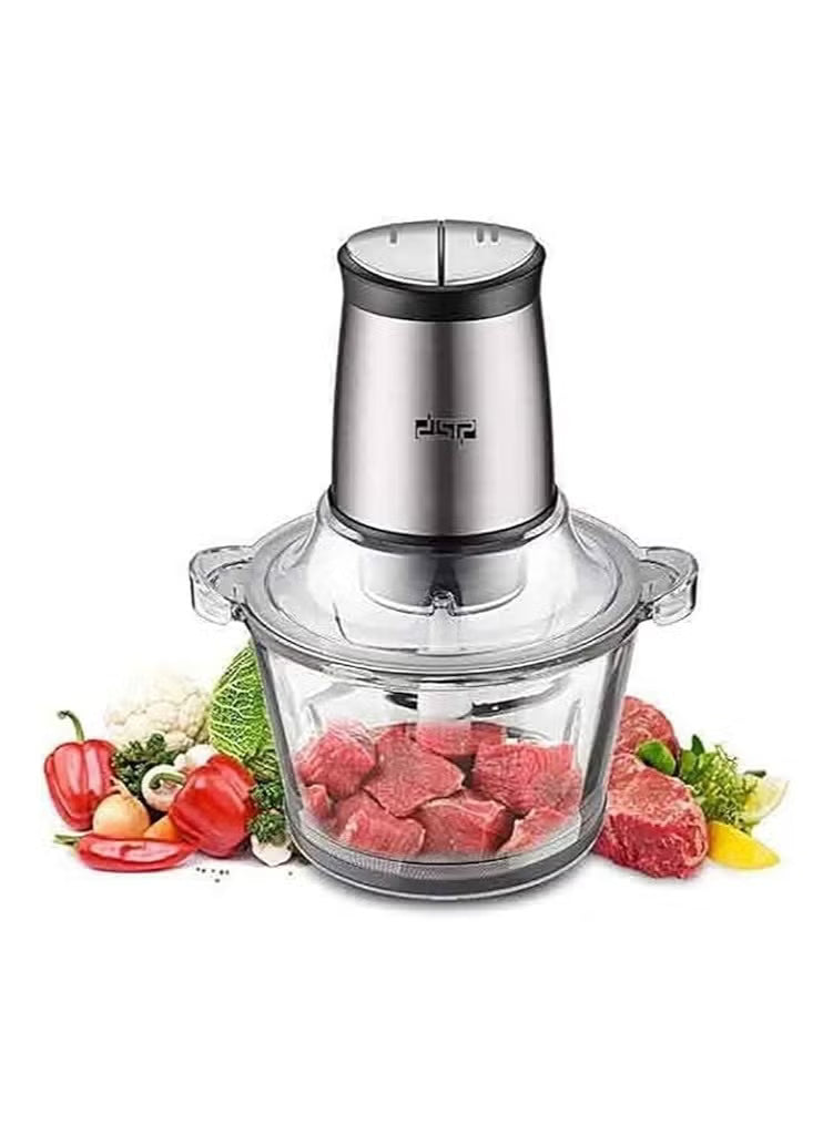 DSP Food Chopper, 400W, 1.5L Glass Bowl, Stainless Steel Body – KM4024