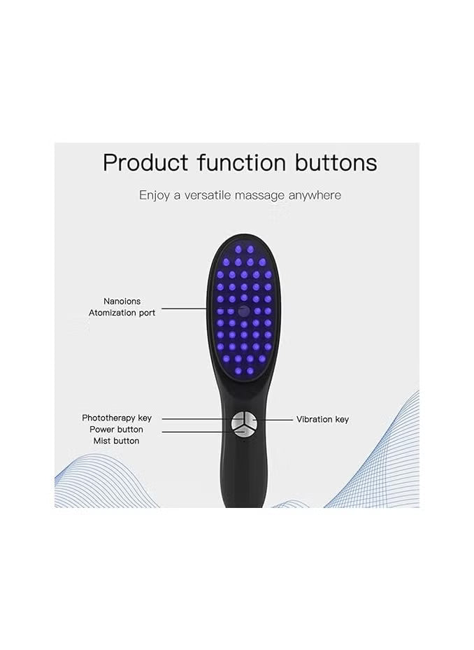 Electric Scalp Massager - LED Light Head Massager