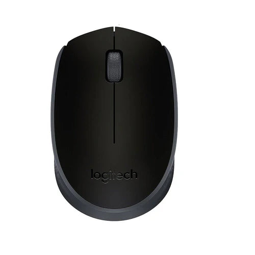 Logitech M171 Wireless Mouse – 2.4GHz USB Receiver, 12-Month Battery, Optical Tracking – Black