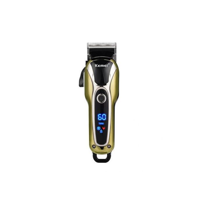 Kemei KM-1990 Rechargeable Hair Clipper – Digital Display, Dual Speed, Dry Use