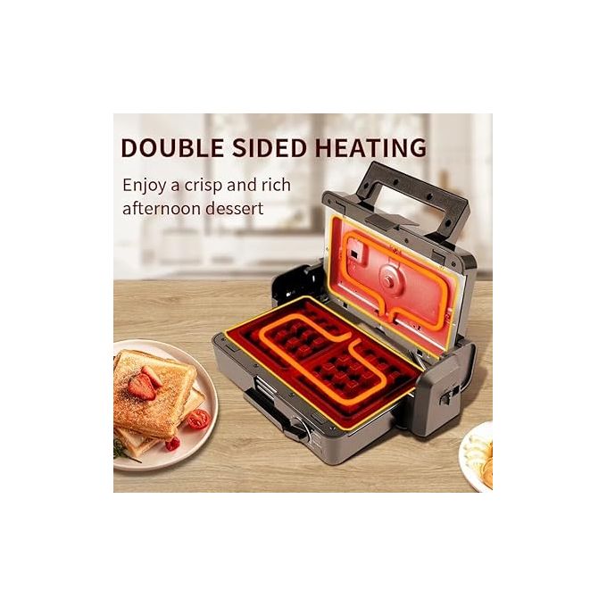 Dsp Electric Waffle Maker Grill Sandwich Maker, ToasterKC-1171