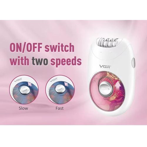 VGR V-736 3-in-1 Rechargeable Ladies Epilator
