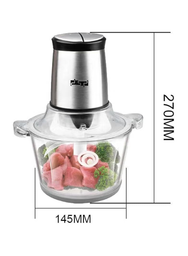 DSP Food Chopper, 400W, 1.5L Glass Bowl, Stainless Steel Body – KM4024
