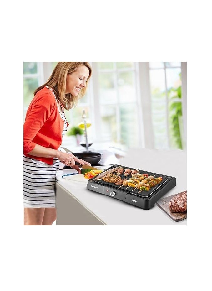 Electric BBQ Grill with Adjustable Temperature - KB1083