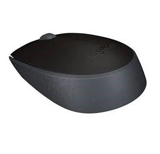 Logitech M171 Wireless Mouse – 2.4GHz USB Receiver, 12-Month Battery, Optical Tracking – Black