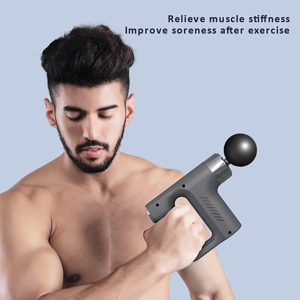 Deep Tissue Percussion Massage Gun –  with Interchangeable