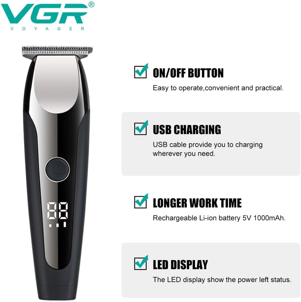 VGR V-059 Professional Multipurpose Beard and Hair Trimmer,