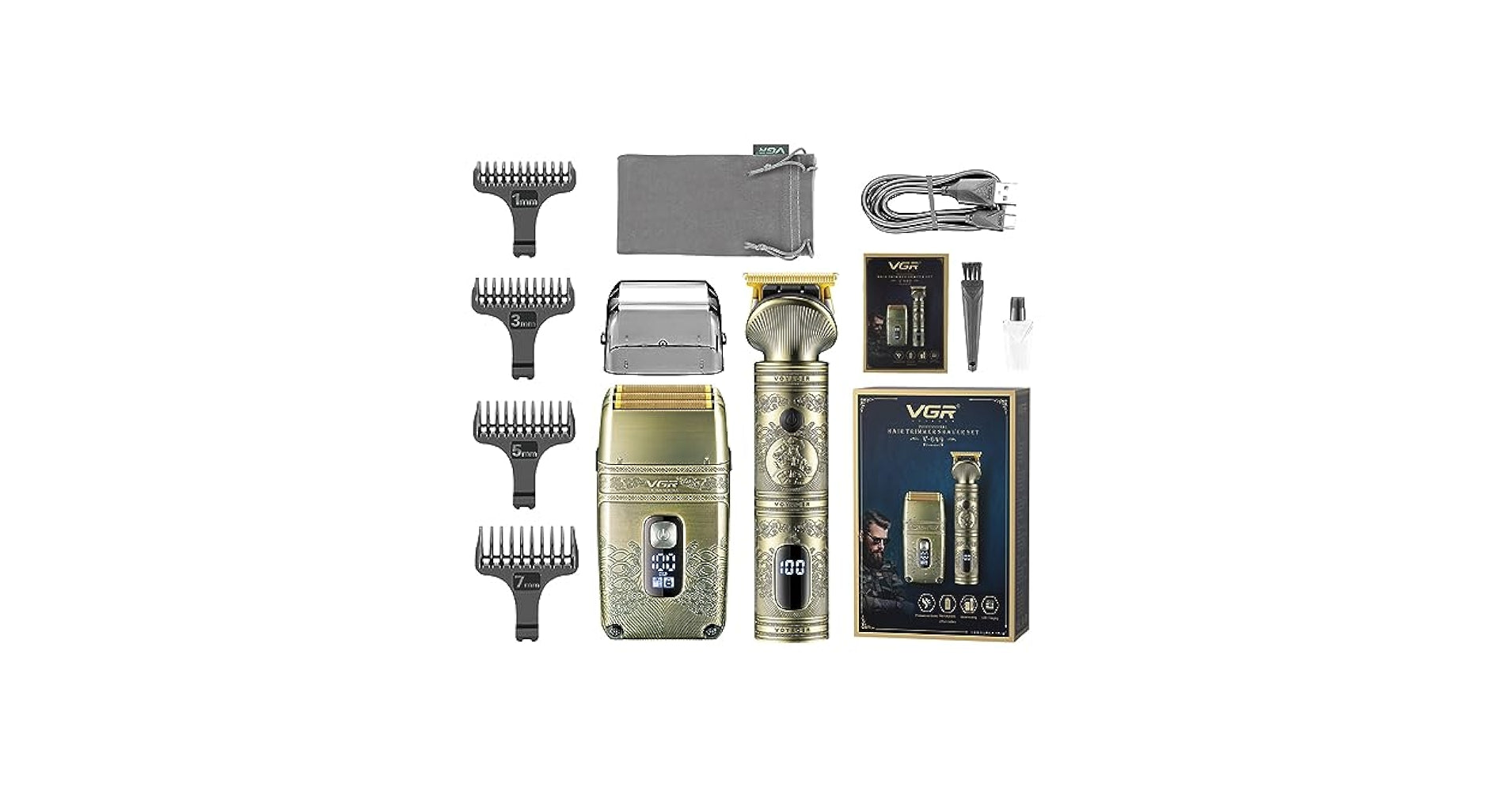 V-649 Professional Hair Trimmer Shaver
