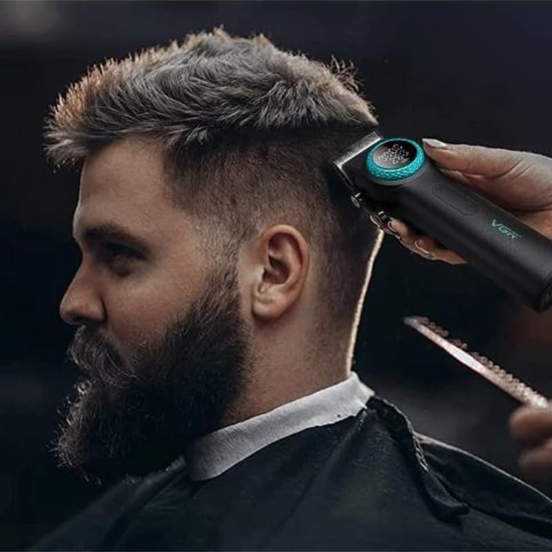 VGR V-001 Professional Cordless Hair Clipper – USB Powered, Ceramic Blades, Long Runtime Grooming Tool