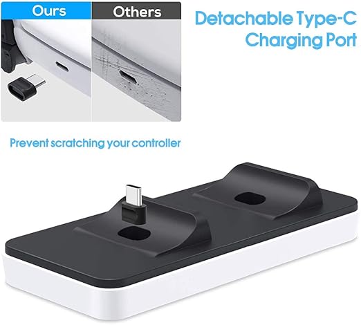PS5 Controller Charging Station – Dual USB Fast Charger Dock for Playstation 5