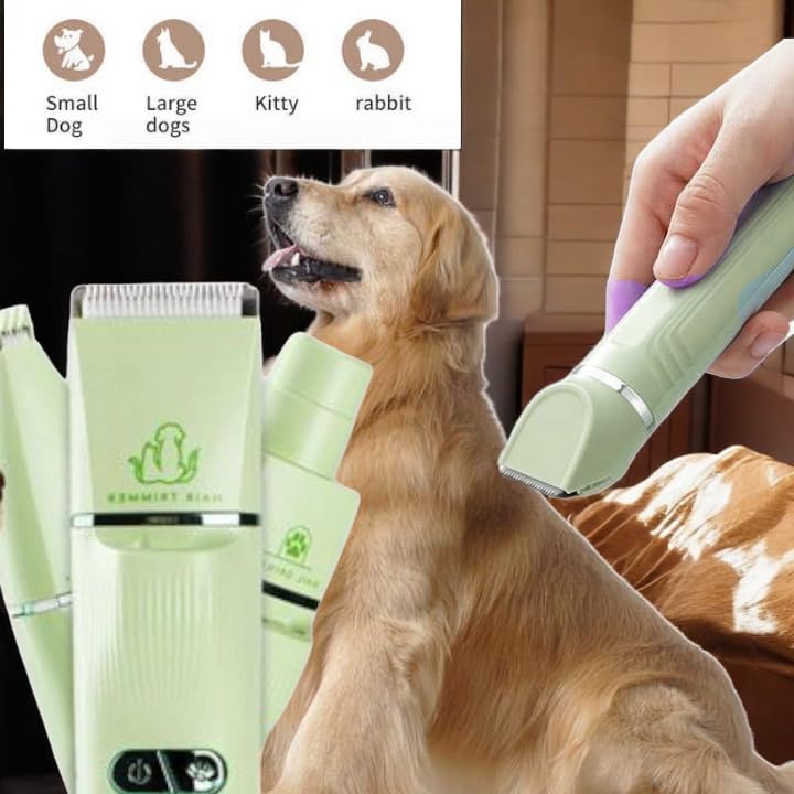 VGR V-219 3-in-1 Pet Hair Clipper with Rechargeable Light