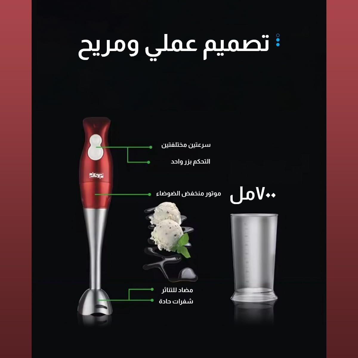 DSP 4-in-1 Hand Blender - KM1004