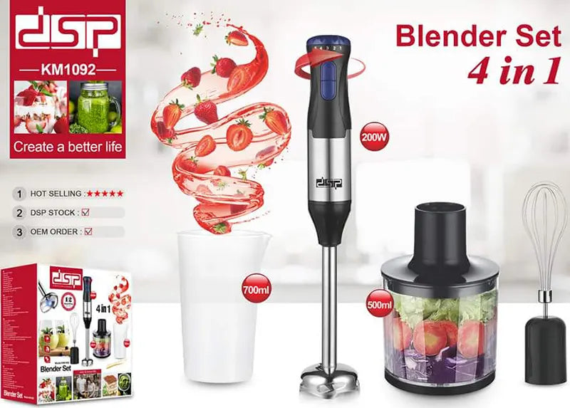 DSP 4-in-1 Hand Blender KM1092