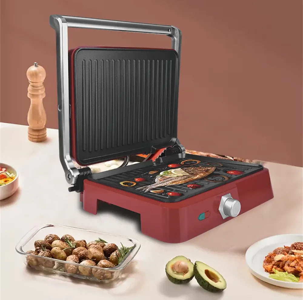 DSP Electric Grill, 1800 Watt, Red, KB1049A
