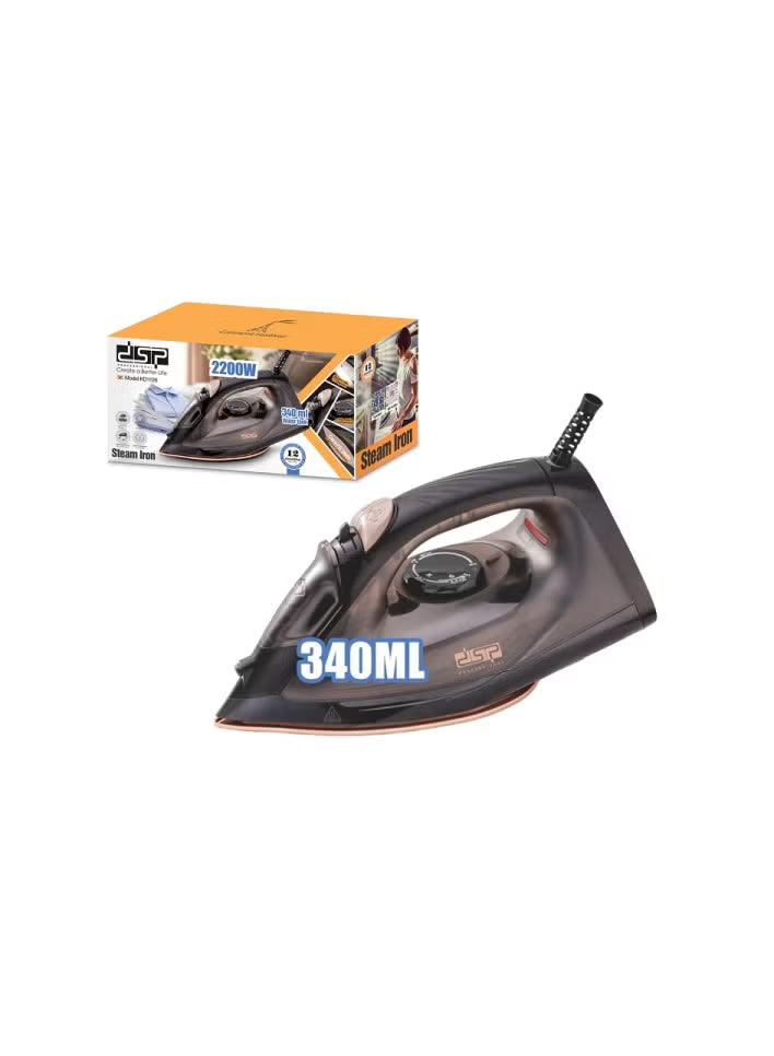 DSP KD1126 – 2200W Steam Iron with Ceramic Soleplate
