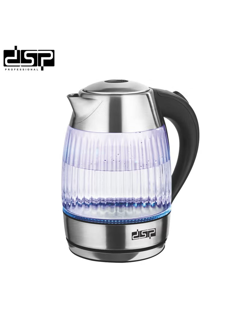 DSP Electric Kettle KK1269 – 1.8L Borosilicate Glass