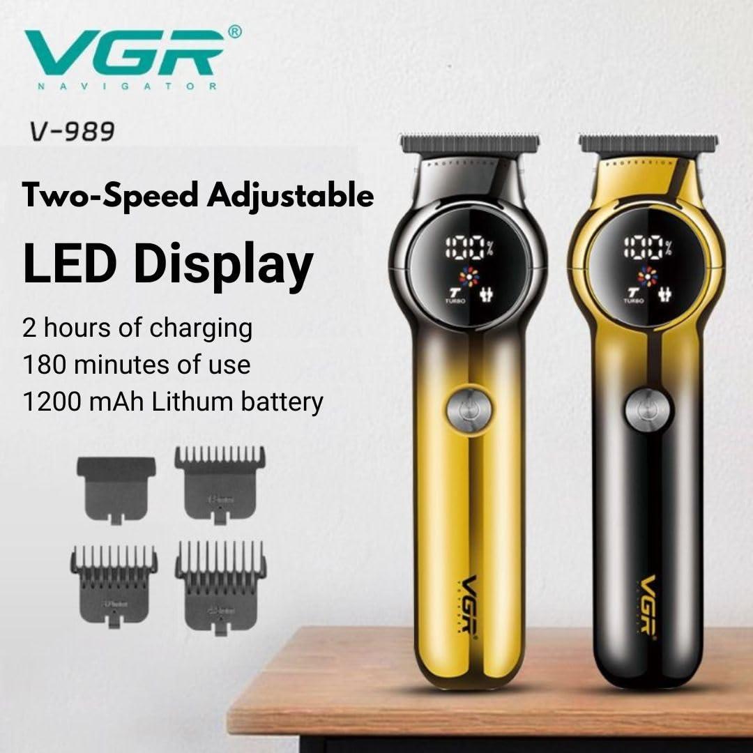VGR V-989 Pro Li Outliner Professional Hair Clipper for Men