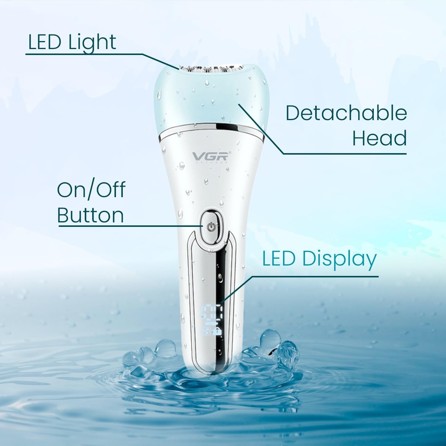 VGR V-733 Professional Ladies Grooming Kit, Epilator for women for full body