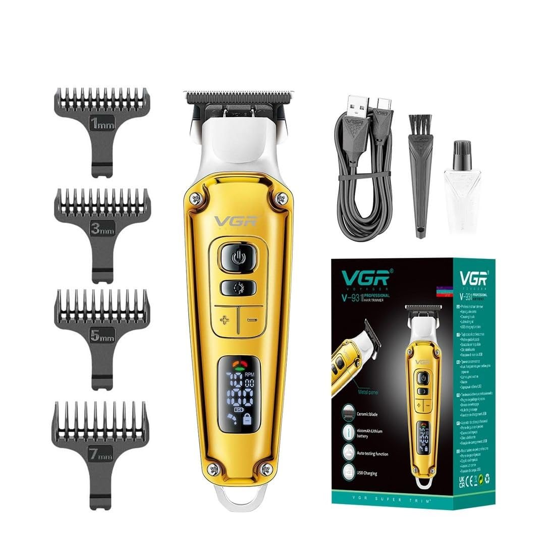 V-931 Professional Hair Trimmer with Digital Display