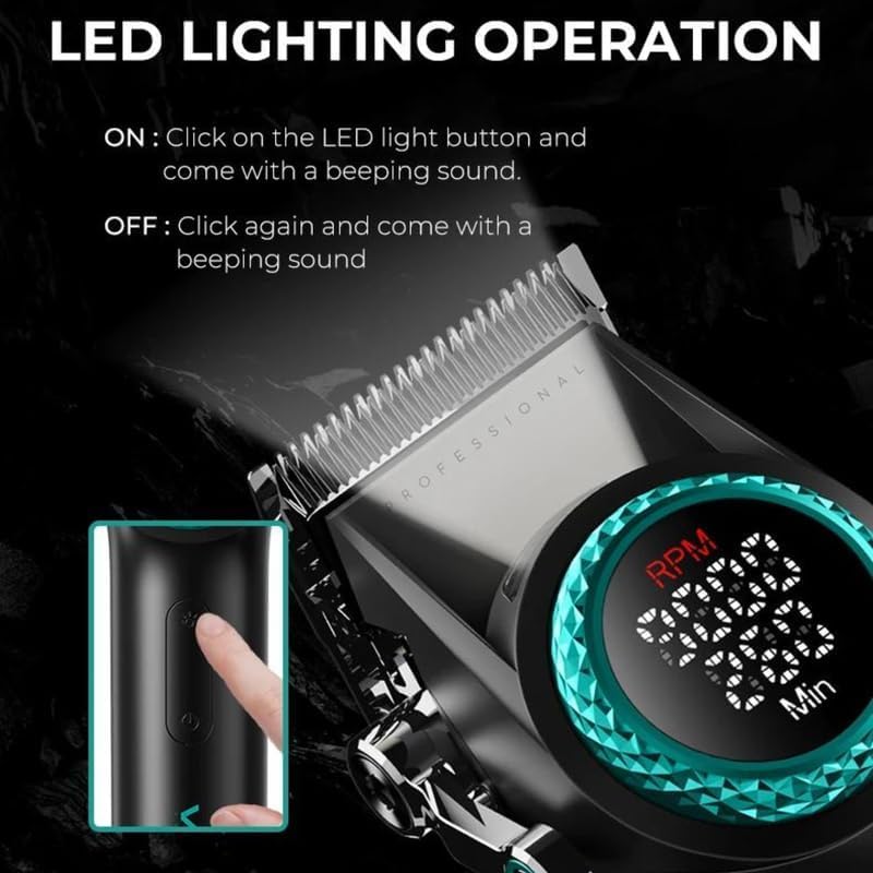 VGR V-001 Professional Cordless Hair Clipper – USB Powered, Ceramic Blades, Long Runtime Grooming Tool