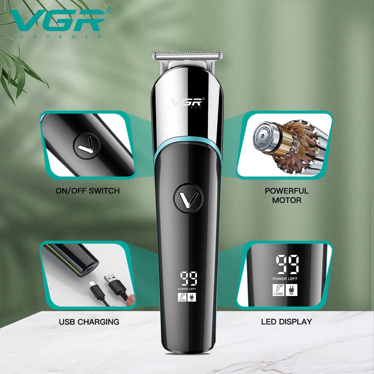 VGR V-291 Professional Hair Trimmer