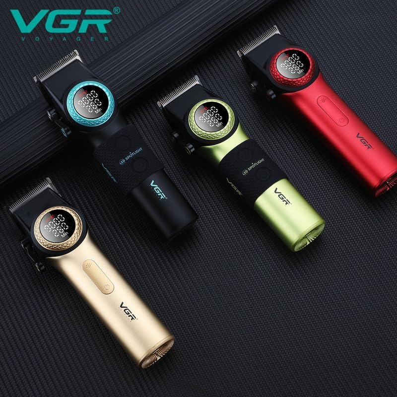 VGR V-001 Professional Cordless Hair Clipper – USB Powered, Ceramic Blades, Long Runtime Grooming Tool