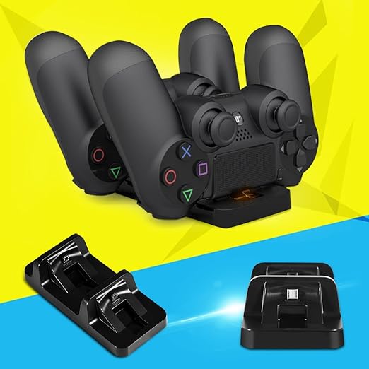 PS4 Controller Charging Dock – Dual USB Fast Charger Stand Station for Playstation 4