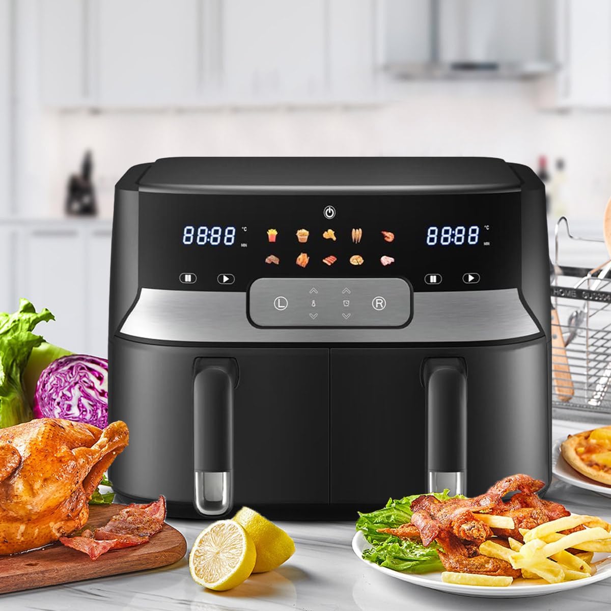 DSP 10L Dual Basket Digital Air Fryer KB2125