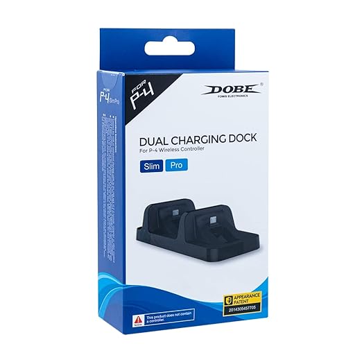 PS4 Controller Charging Dock – Dual USB Fast Charger Stand Station for Playstation 4