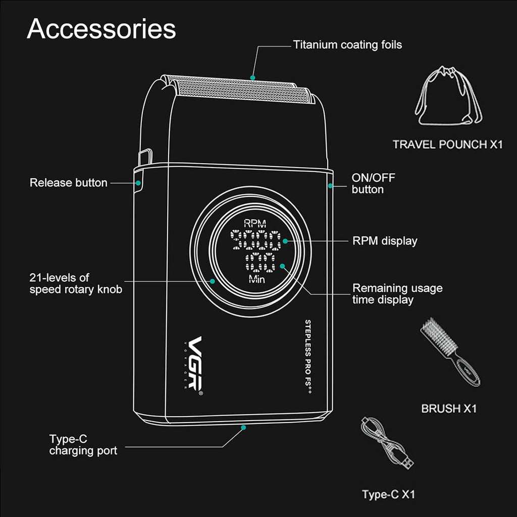 VGR v-377 Electric shaving machine