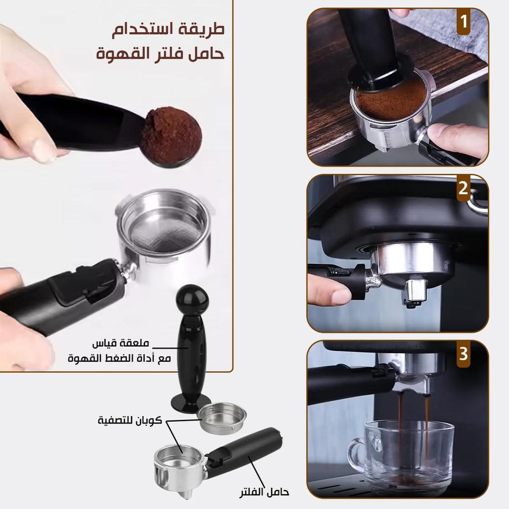 DSP espresso machine, espresso coffee machine, espresso maker, coffee machine, with Manual Controls – 15 Bar Italian Pump,KA3091