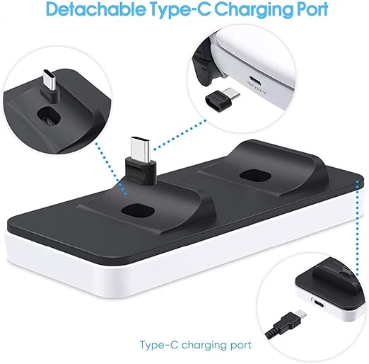 PS5 Controller Charging Station – Dual USB Fast Charger Dock for Playstation 5