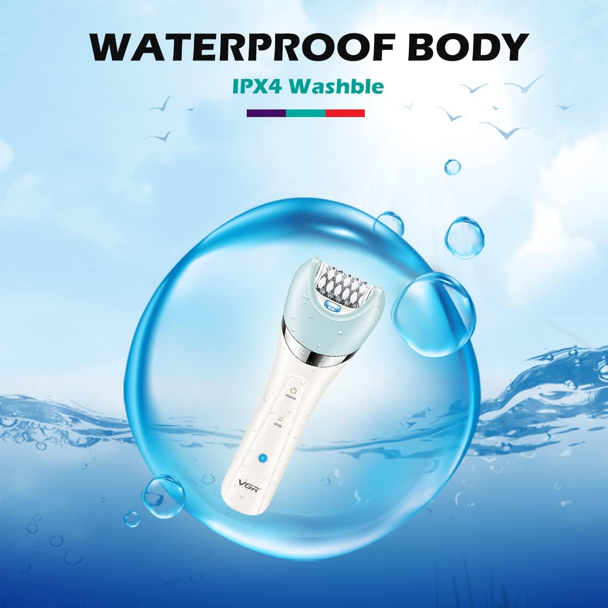 VGR V-703 5-in-1 Waterproof Women’s Personal Grooming Kit