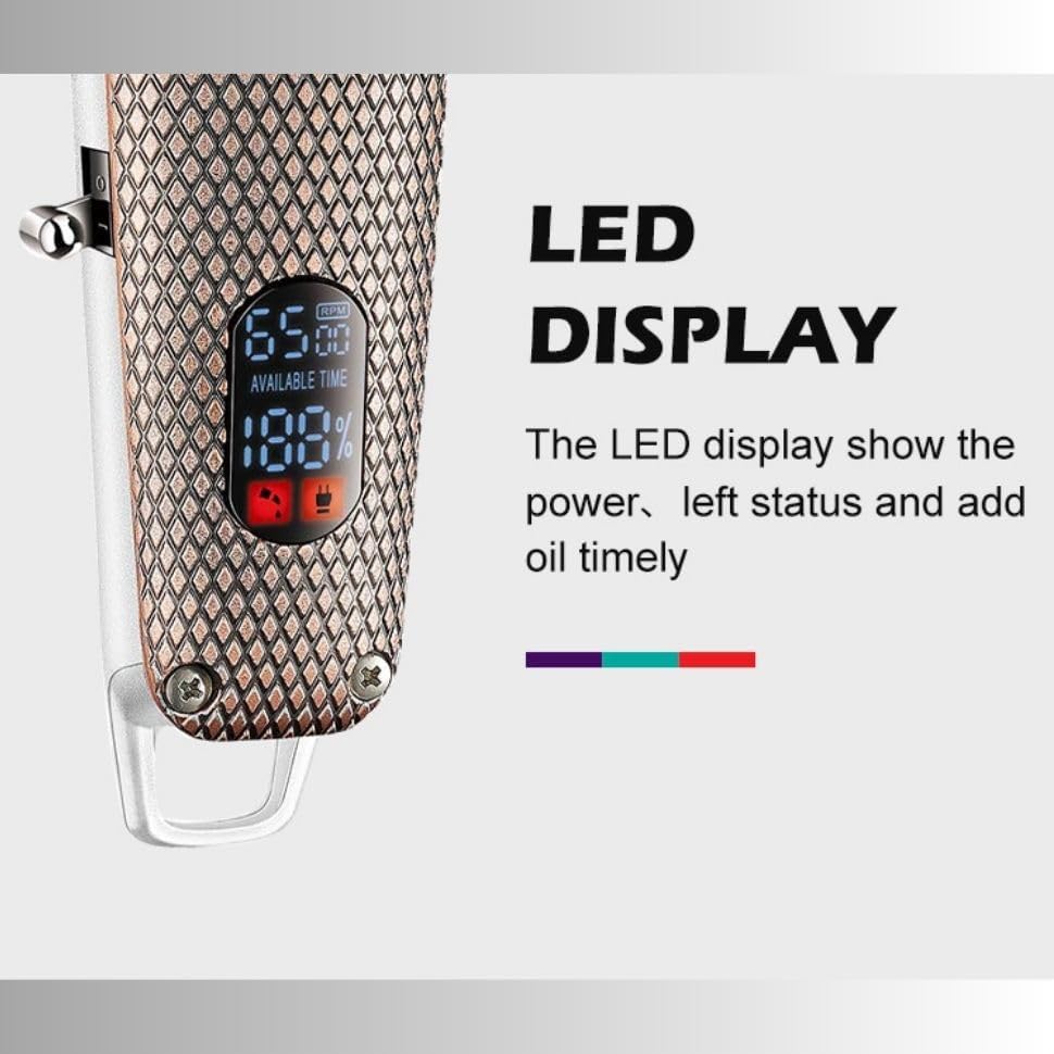 V-976 New Design Metal Beard Trimmer Professional Cordless Hair Trimmer Multicolor
