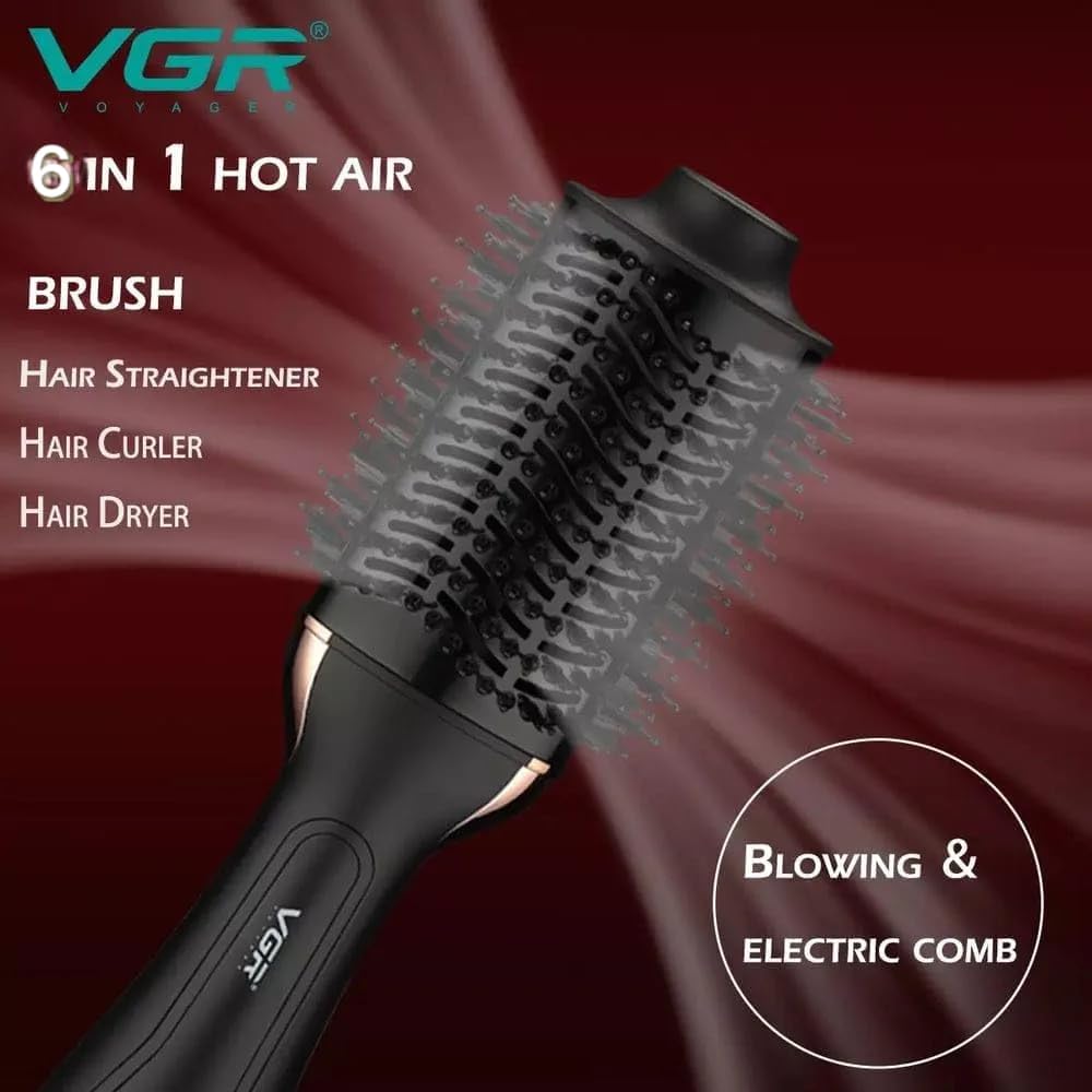 VGR V-491 Hot Air Comb 1000W 6in1 Multicolor