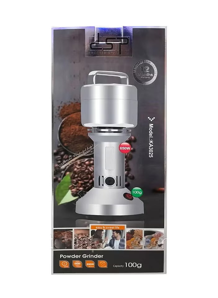 DSP Powder Grinder 650W Silver – KA3025