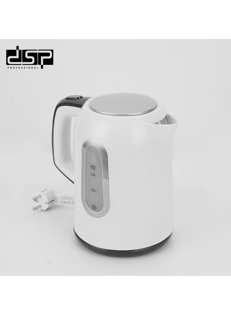 KK1189 DSP Electric Kettle –  2000W with Auto Shut-Off, 360° Cordless Base & VDE Plug