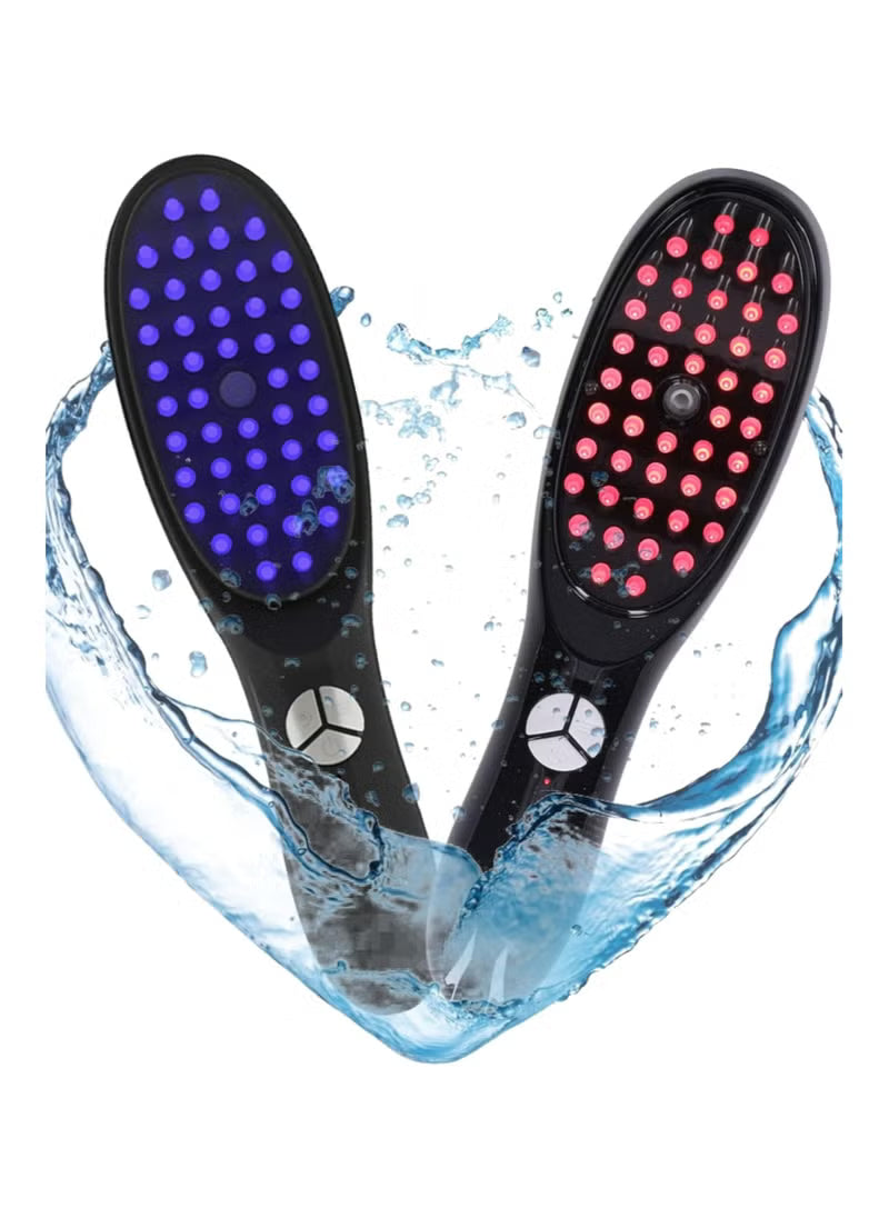 Electric Scalp Massager - LED Light Head Massager