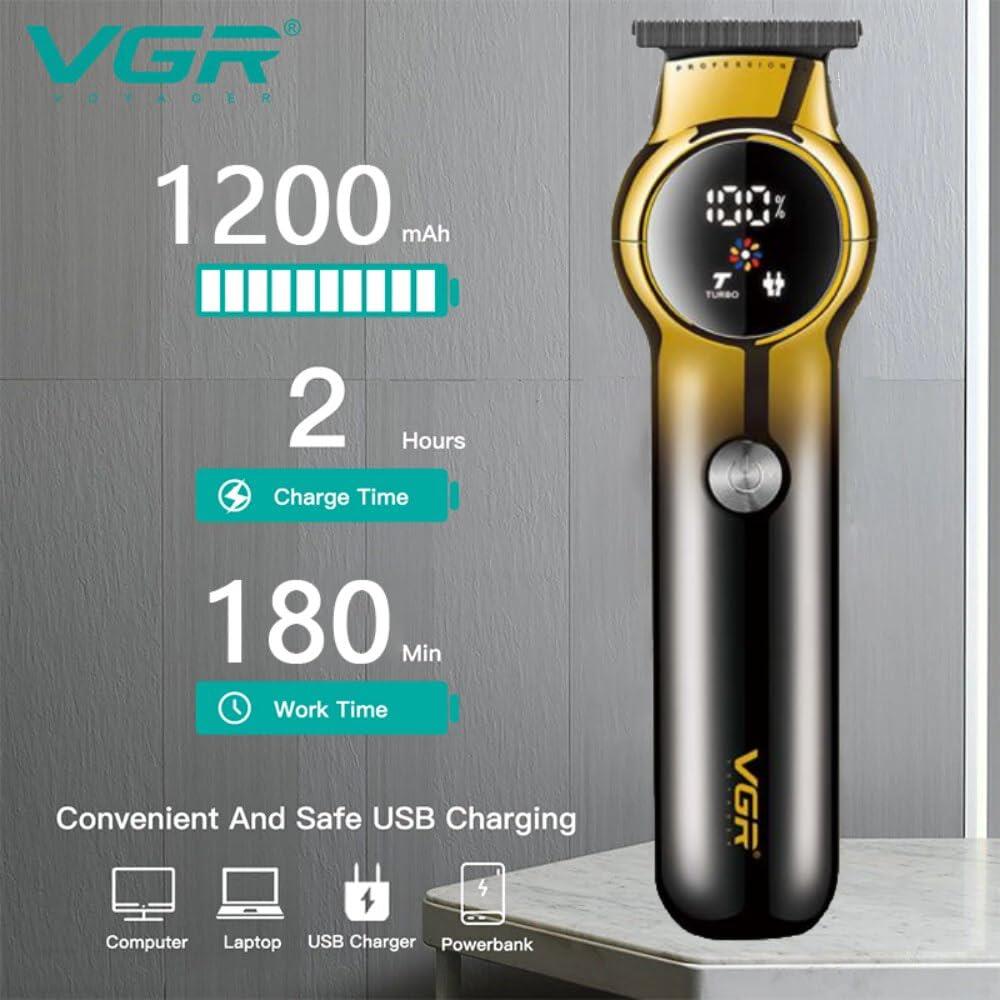 VGR V-989 Pro Li Outliner Professional Hair Clipper for Men