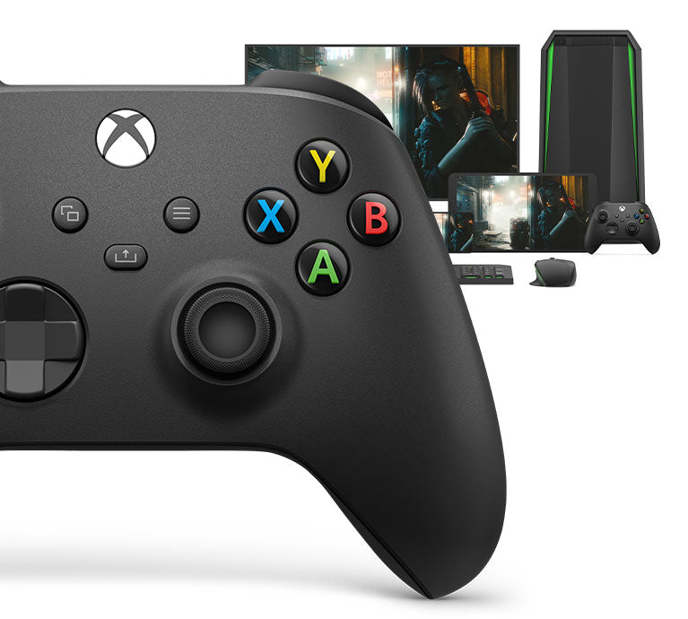 Microsoft Xbox Wireless Controller – Carbon Black , Android & iOS