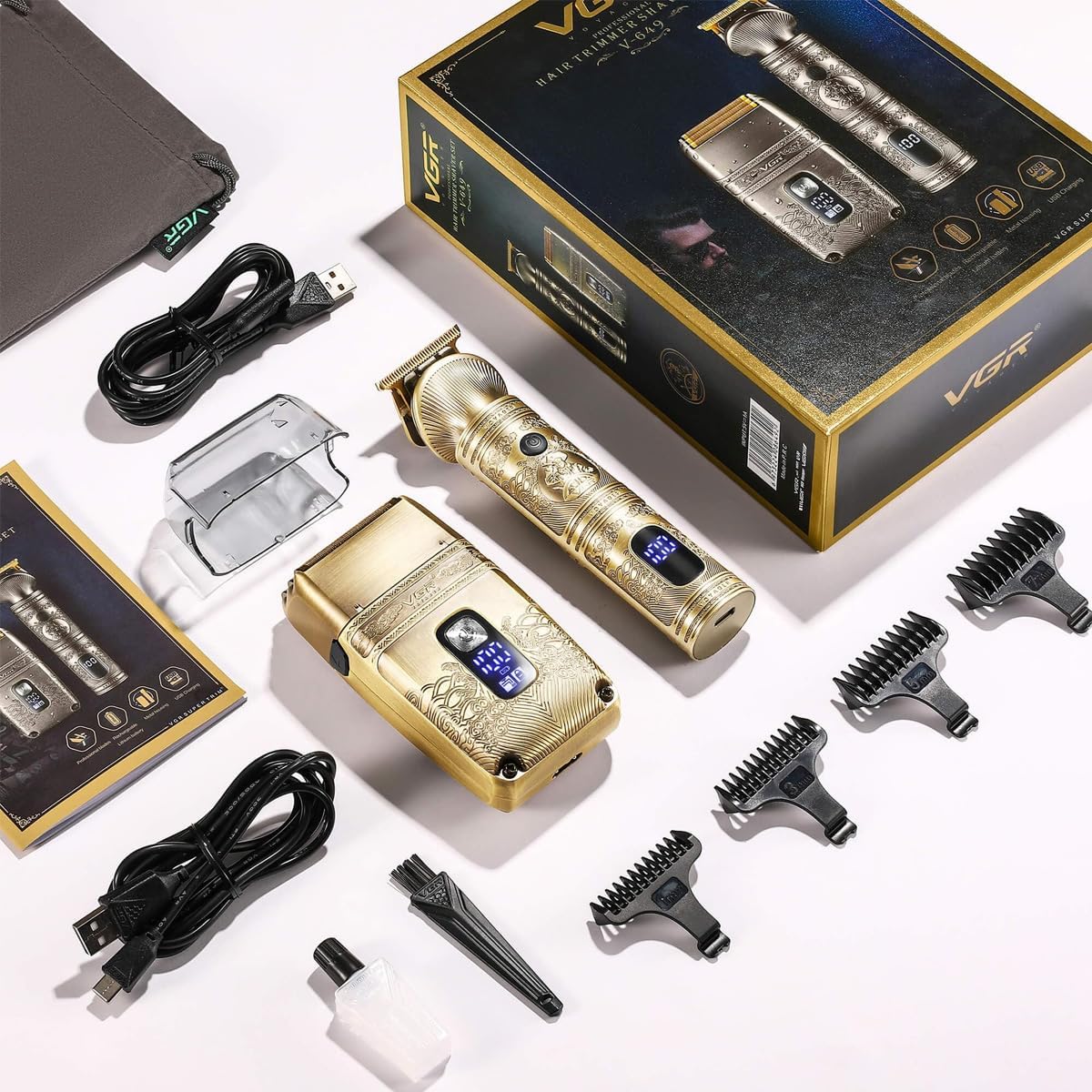 V-649 Professional Hair Trimmer Shaver