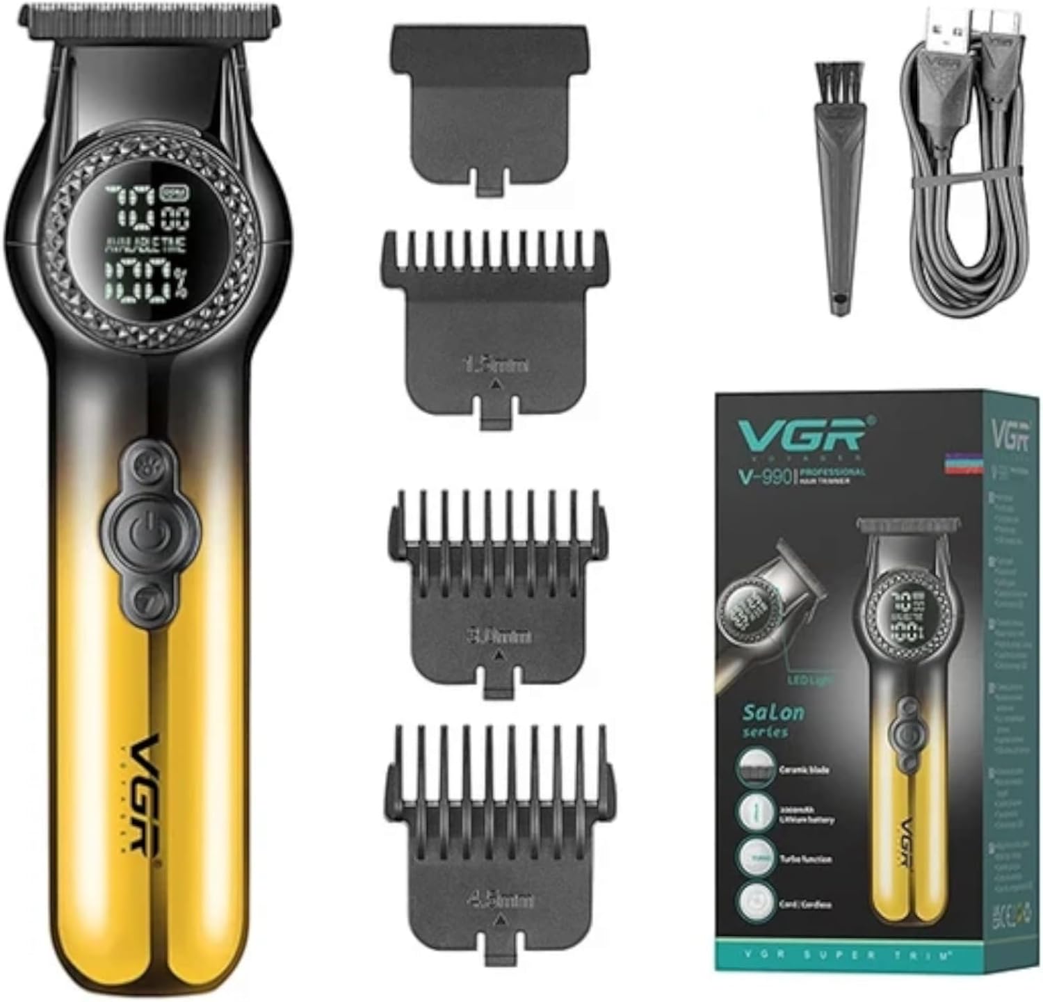 VGR V-990 Premium Cordless Waterproof Electric Shaver