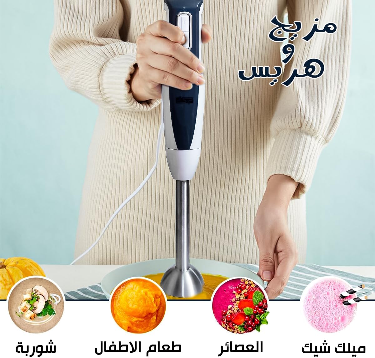 DSP Hand Blender 2-in-1 KM1024