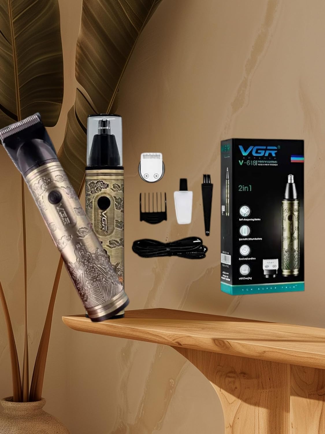 VGR V-618 Rechargeable Shaver for Ear, Nose, and Eyebrows