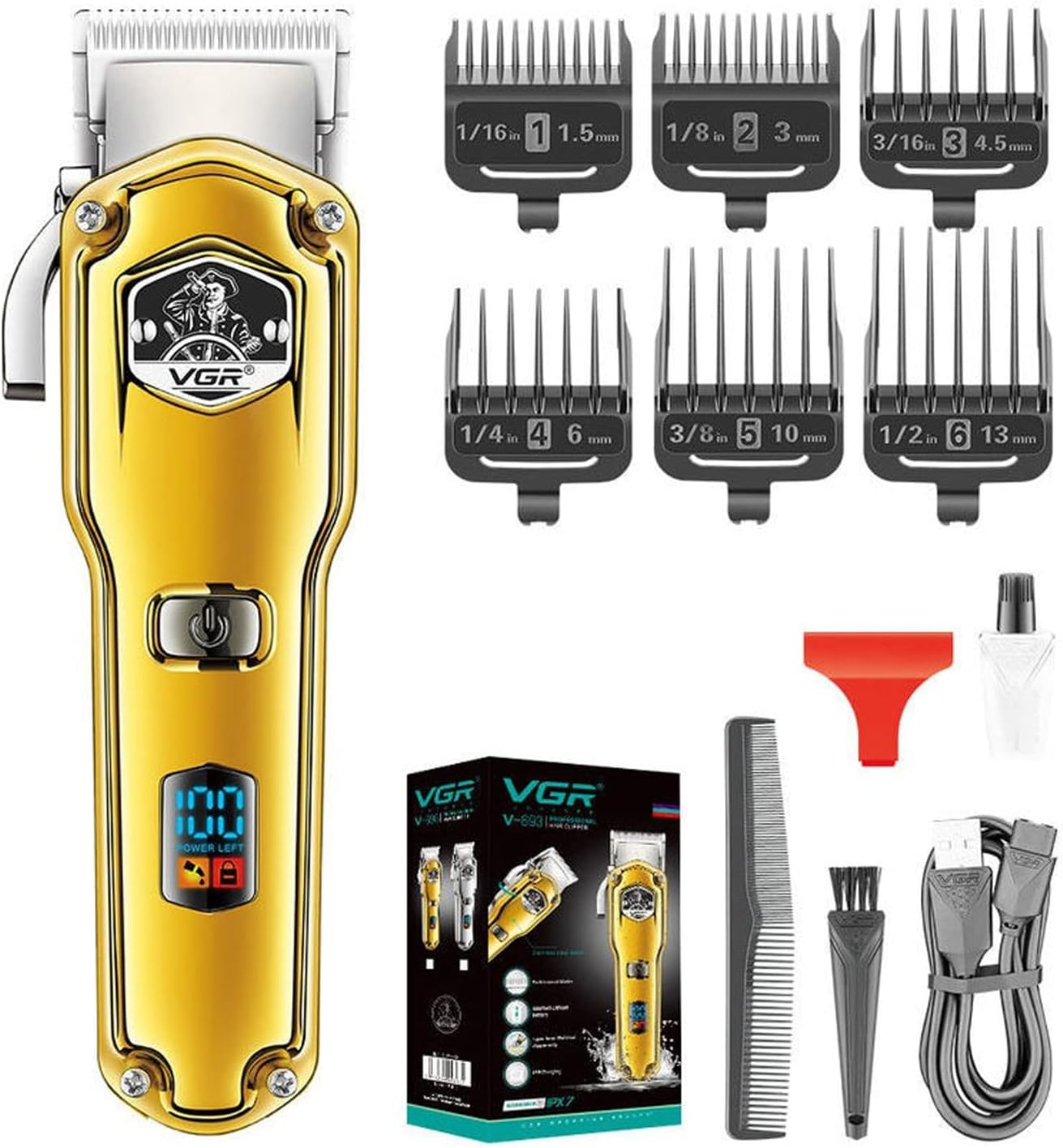 VGR V-693 Professional Rechargeable Hair Trimmer