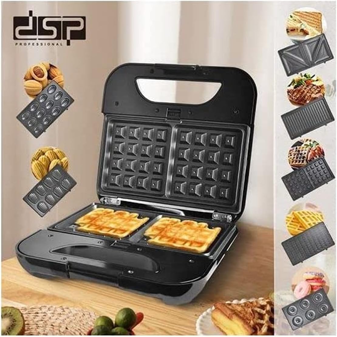 DSP Black Electric Sandwich & Pie Maker – KC1162