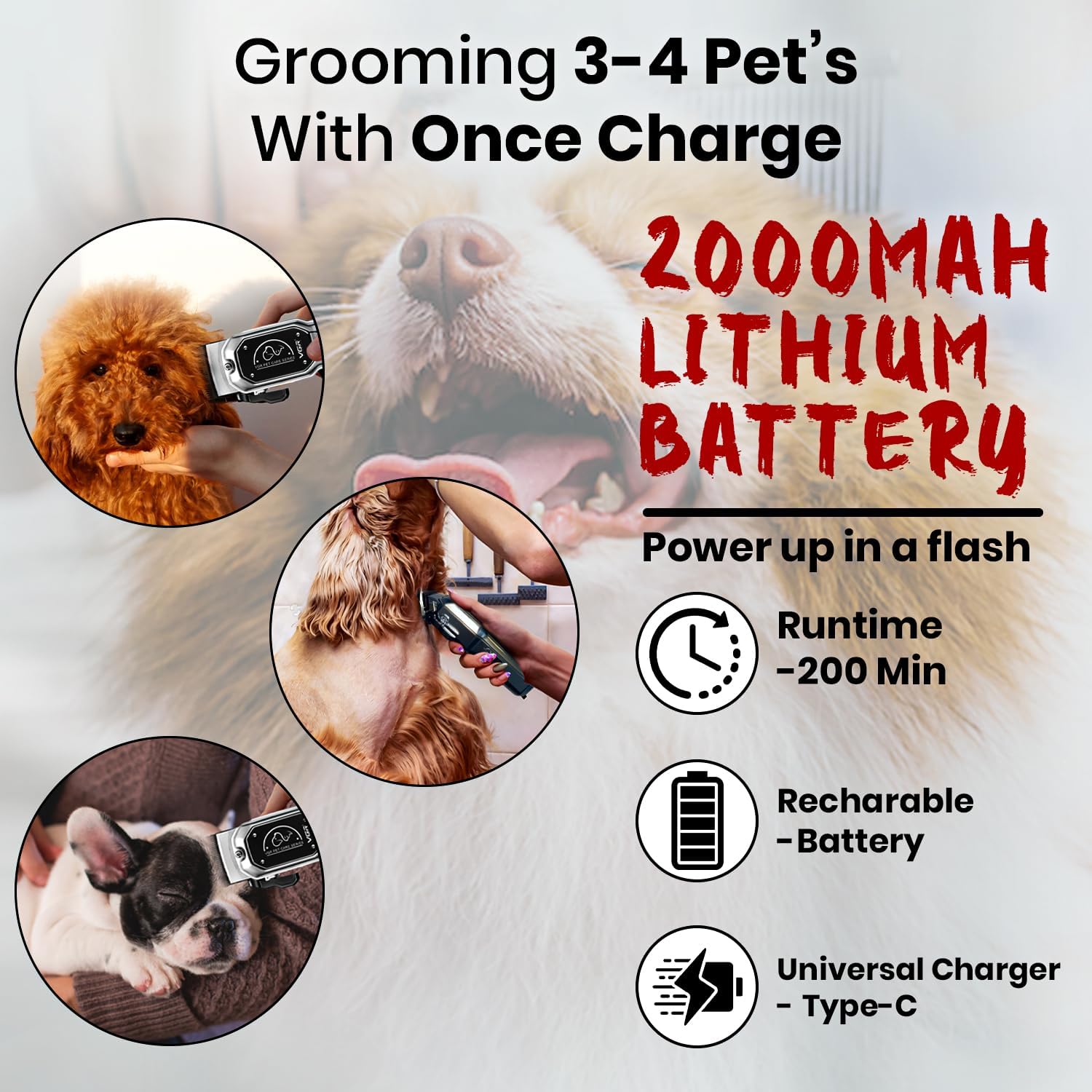 VGR V-201 Professional Pet Clipper